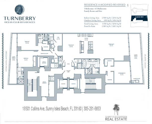 A Modified Reversed turnberry ocean club floor plans 