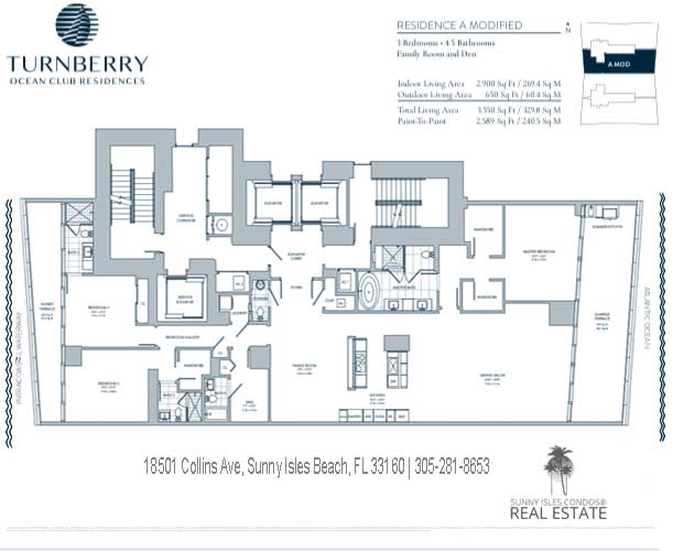 A Modified turnberry ocean club floor plans 