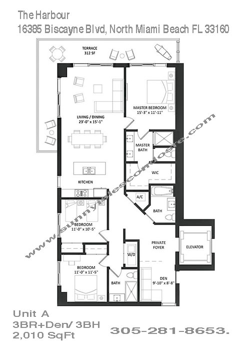 the harbour line 07 and 15 condo floor plan
