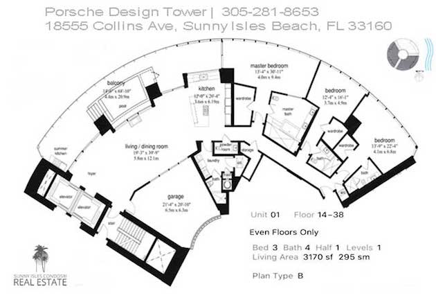 porsche 01 line floor plan