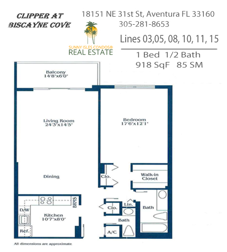 clipper at biscayne cove floor plans